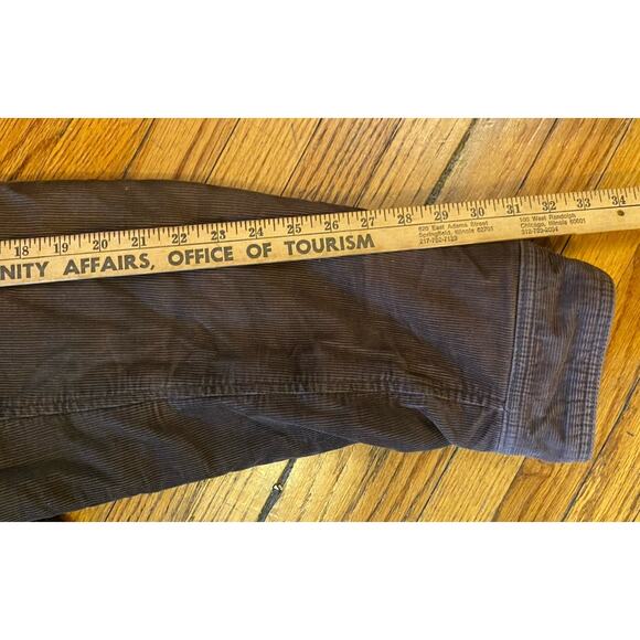 Vintage Y2K Gap Jacket Corduroy Quilted Contrast Collar Full Zip Brown Mens XL - Picture 9 of 10